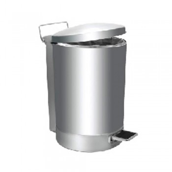 Stainless Steel Litter Bin c/w Pedal-RPD-080/SS (32L) (Item No.G01-259)