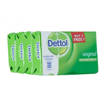 Dettol Body Soap Original 105g 3+1(free)