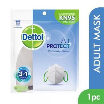 Dettol Haze Protection KN95 Adult Mask 1s