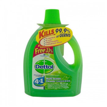Dettol Multi Action Cleaner Green Apple 1.5L FREE 33%