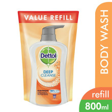 Dettol Deep Cleanse Shower Gel Refill pouch 800ml