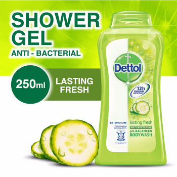 Dettol Shower Gel Lasting Fresh 250ml