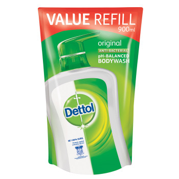 Dettol Shower Gel Refill Pouch Original 900ml