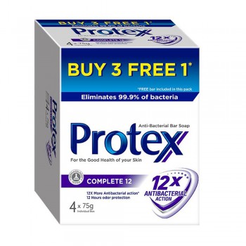 Protex Complete Antibacterial Bar Soap Valuepack 75g x 4