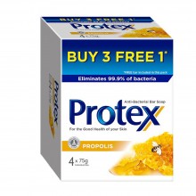 Protex Propolis Antibacterial Bar Soap Valuepack 75g x 4