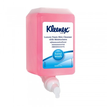 KLEENEXÂ® GENERAL* Luxury Foam Skin Cleanser - 1000ml, Pink