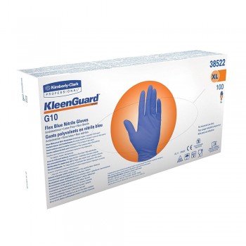 KLEENGUARD* G10 Flex Blue Nitrile Glove - XL,  1 boxes x 100pcs