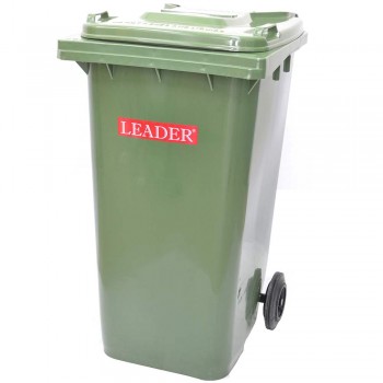 LEADER Mobile Garbage Bins BP 120 Green