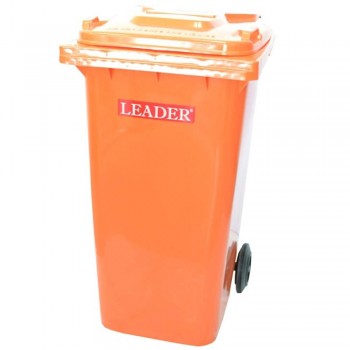 LEADER Mobile Garbage Bins BP 120 Orange