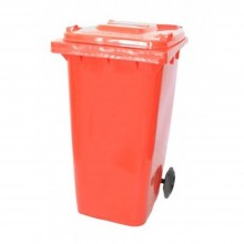 LEADER Mobile Garbage Bins BP 120 Red