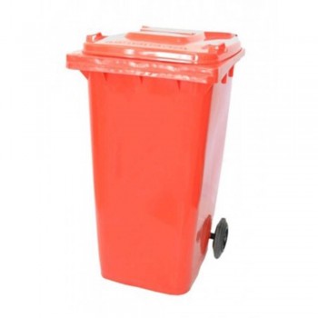 LEADER Mobile Garbage Bins BP 120 Red
