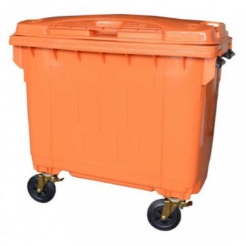 LEADER Mobile Garbage Bins BP 660 Orange
