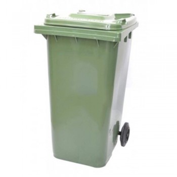 Mobile Garbage Bins 120-PEDAL (with Foot Pedal) Green (Item No: G01-65)