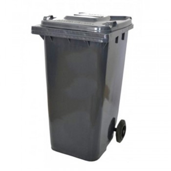 Mobile Garbage Bins 120-PEDAL (with Foot Pedal) D.Grey (Item No: G01-70)