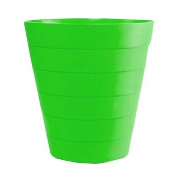 Plastic Wastebasket - Green