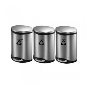 Stainless Steel Foot Pedal Bin (30L) RECYCLE231/SS (Item no: G01-148)