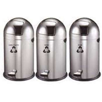 Stainless Steel Foot Pedal Bin (50L) RECYCLE232/SS (Item no: G01-149)