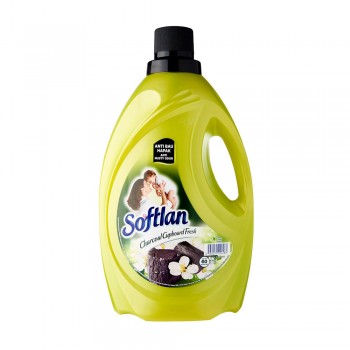 Softlan Anti Wrinkles Charcoal Cupboard (Green) Fabric Conditioner 3L