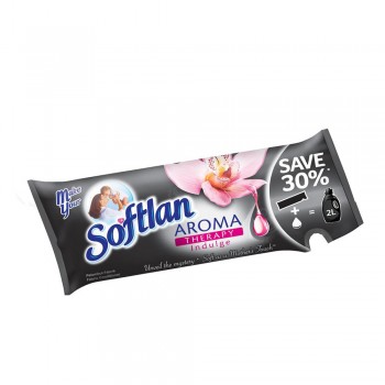 Softlan Aroma Therapy Indulge (Black) Fabric Conditioner 500ml Refill Concentrate Pouch