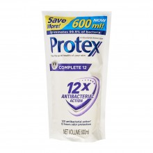 Protex Complete 12 Antibacterial Shower Gel 600ml Refill