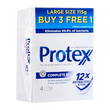 Protex Complete Antibacterial Bar Soap Valuepack 115g x 4