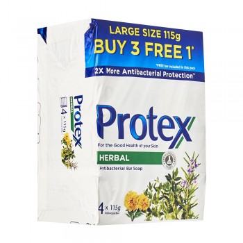 Protex Herbal Antibacterial Bar Soap Valuepack 115g x 4