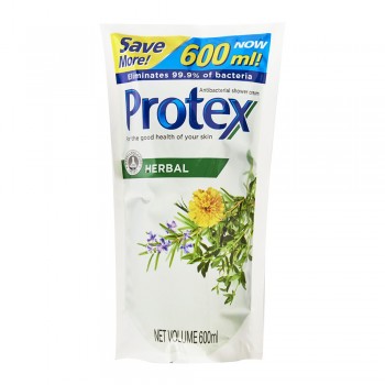 Protex Herbal Antibacterial Shower Gel 600ml Refill