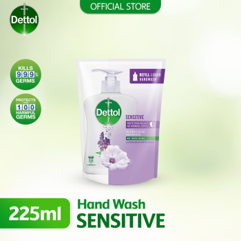 Dettol Hand Wash Sensitive Refill Pouch 225ml
