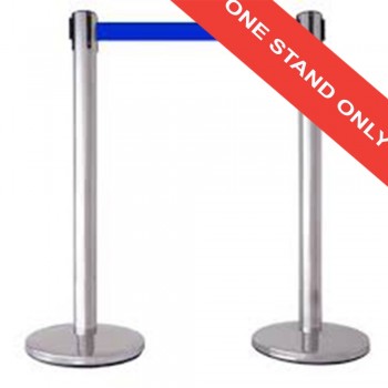 Stainless Steel Q-Up Stand â€” Self Retractable Belt (QPT-102/SS) (Item No: G05-60)