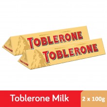 Toblerone Swiss Milk Chocolate (100g x 2)