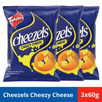 Twisties Cheezels Cheese (60g x 3)