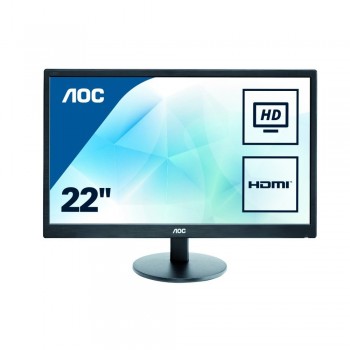 AOC e2270swhn 21.5" LED Monitor Black - 1920 x 1080 Resolution, 5ms, 20M:1