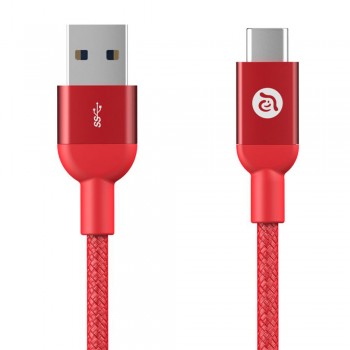 Adam Elements Casa M100 Type-C to Type-A Cable - Red