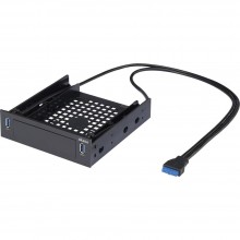 Akasa HDA-05U3 5.25" Mounting Tray with 2 USB3.0 ports
