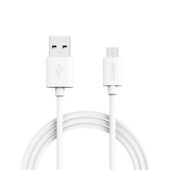 Aukey CB-D9 USB 2.0 Micro USB Cable, 2 m, White (601629299808)