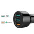 Aukey CC-T11 3-Port 42W Car Charger Quick Charge 3.0 Black (601629299761)