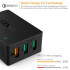 Aukey PA-T14 3-Port 42W Wall Charger with Quick Charge 3.0 UK Plug Black (601629298467)
