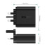 Aukey PA-T16 Quick Charge 3.0 2-Ports 36W Wall Charger UK Plug Black (601629297446)