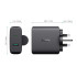 Aukey PA-Y10 Amp USB C with Power Delivery 56.5W 2-Ports Wall Charger UK Plug Black (608119189441)