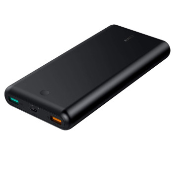 Aukey PB-BY20S 20100mAh USB C Power All Quick Charge 3.0 Power Bank with Power Delivery 2.0 Black (608119189755)