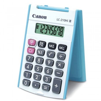 Canon Calculator LC-210Hi III - 8-Digit Mini Handheld Calculator, Palm Fit Size