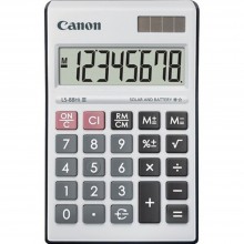 Canon Calculator LS-88Hi III - 8-Digit Mini Desktop Calculator, Portable Compact Size - Black