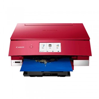 Canon Pixma TS8370 Wireless Photo All-In-One Inkjet Printer and Auto Duplex Printing - Red