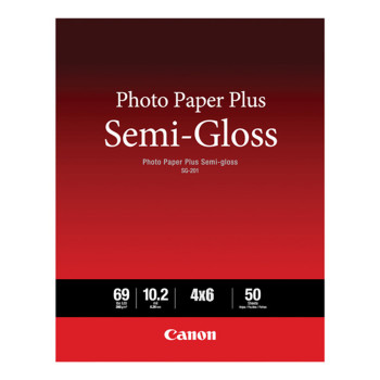 CANON SG-201 4X6 Photo Paper Plus Semi-Gloss 50 shets