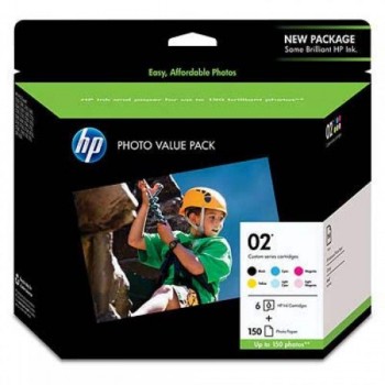 HP 02 Photo Value Pack Ink Cartridge (CG849AA)