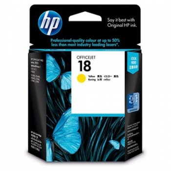 HP 18 Yellow Officejet Ink Cartridge (C4939A)