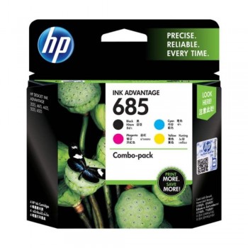 HP 685 Value Pack Ink Cartridge (CMYK)