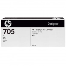 HP 705 Cyan Ink Cartridges (CD960A)