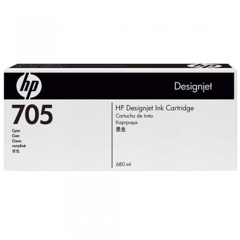 HP 705 Cyan Ink Cartridges (CD960A)