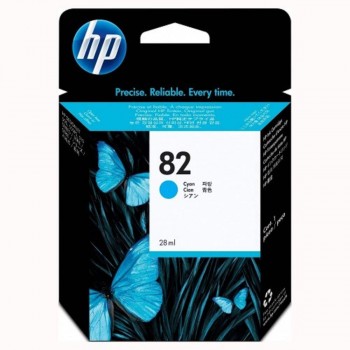 HP 82 DesignJet Ink Cartridge 28-ml - Cyan (CH566A)